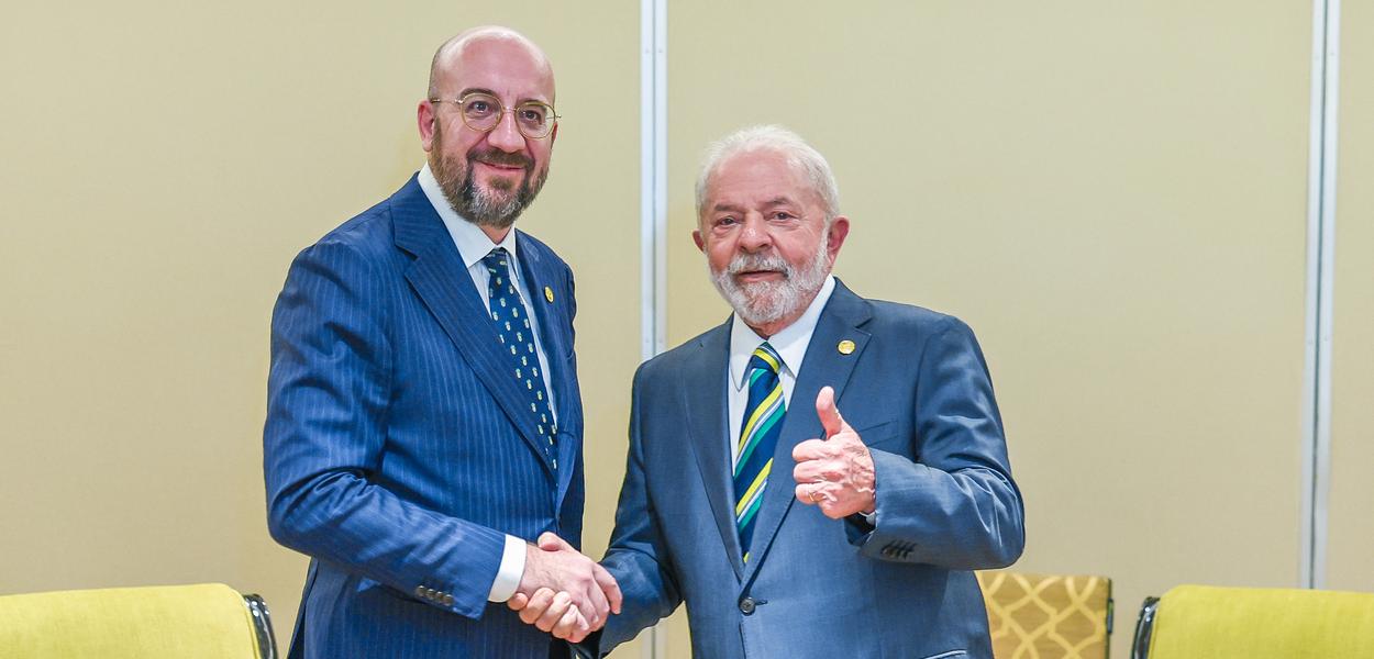 Charles Michel e Lula