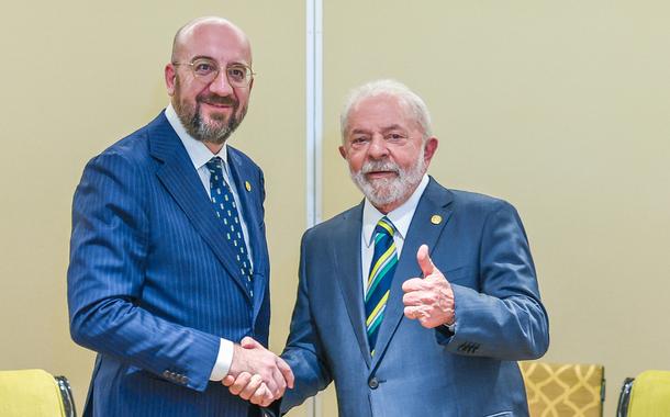 Charles Michel e Lula