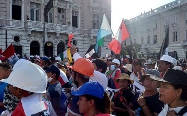 Manifestação em Lima , 26/01/2023