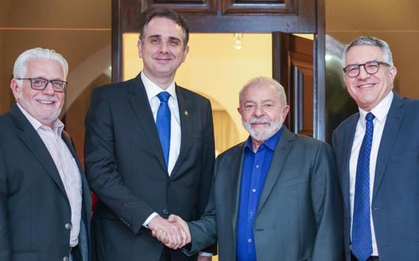 Jaques Wagner, Rodrigo Pacheco, Lula e Alexandre Padilha