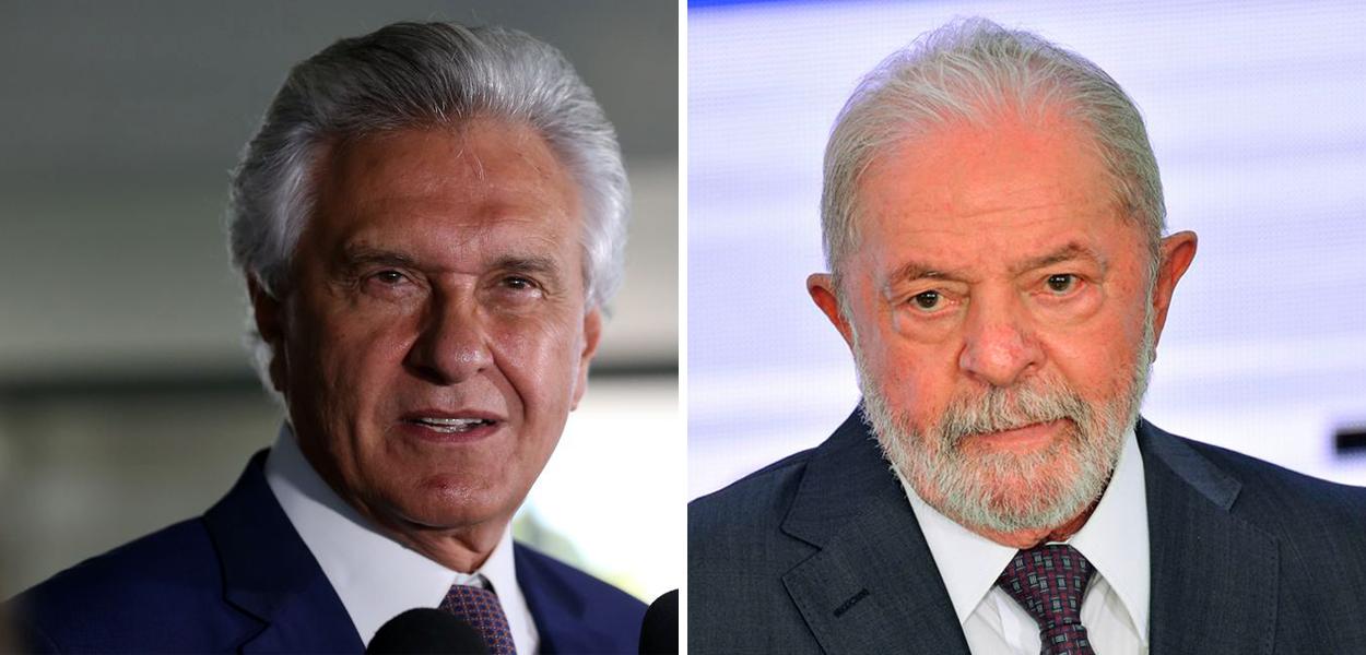 Ronaldo Caiado e Lula