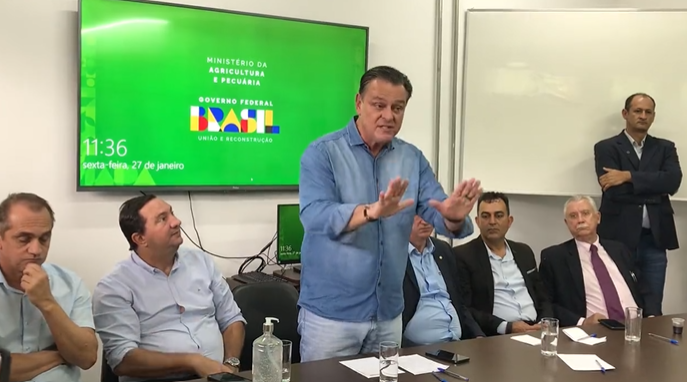 Ministro Carlos Fávaro cumpre primeira agenda oficial no MT