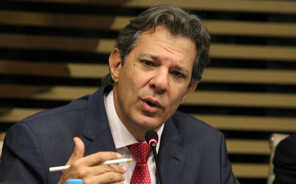 O ministro da Fazenda, Fernando Haddad, participa de reunião na Federação das Indústrias do Estado de São Paulo - Fiesp.