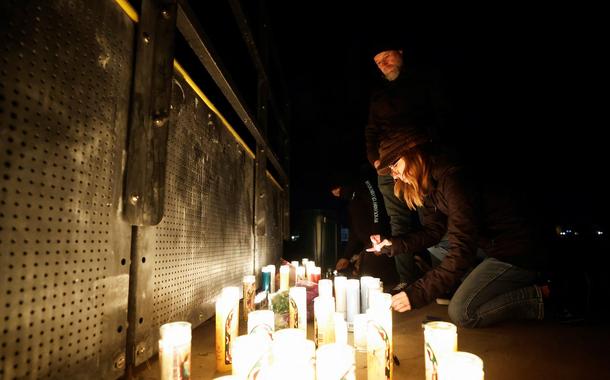 Vigília para Tyre Nichols em Sacramento, na Califórnia