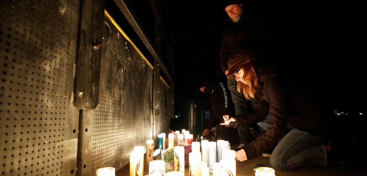 Vigília para Tyre Nichols em Sacramento, na Califórnia