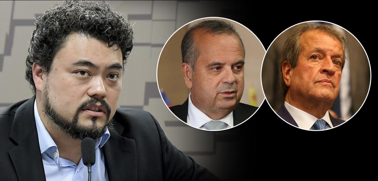 Da esq.: para a dir: Leonardo Sakamoto, Rogério Marinho e Valdemar Costa Neto