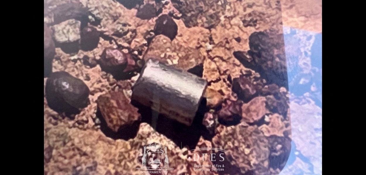 Cápsula radioativa em Newman, na Austrália