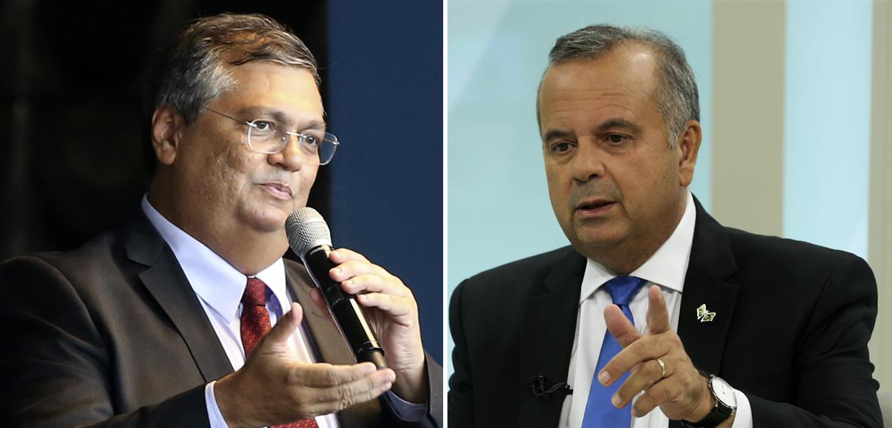 Flávio Dino e Rogério Marinho