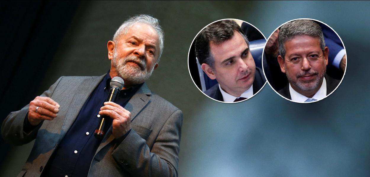 Luiz Inácio Lula da Silva, Rodrigo Pacheco e Arthur Lira