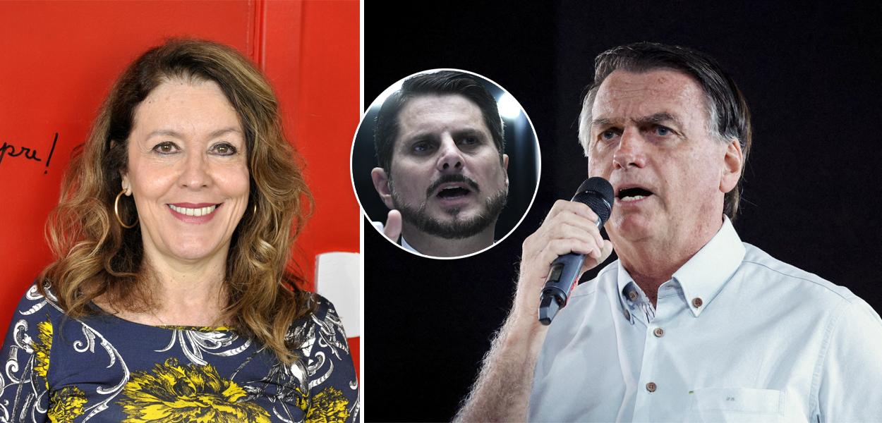 Helena Chagas, Marcos do Val e Jair Bolsonaro