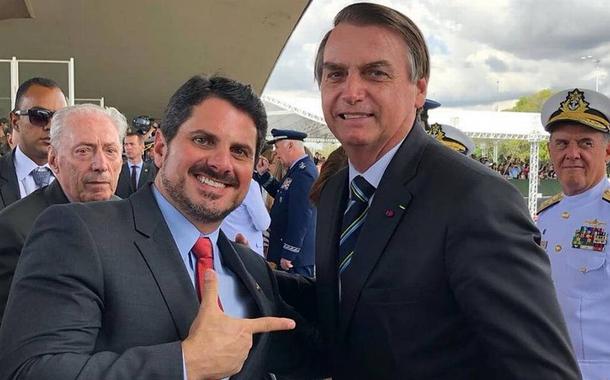Marcos do Val e Jair Bolsonaro