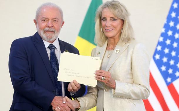 Apresentação de credências da embaixadora dos Estados Unidos da América no Brasil, Elizabeth Bagley