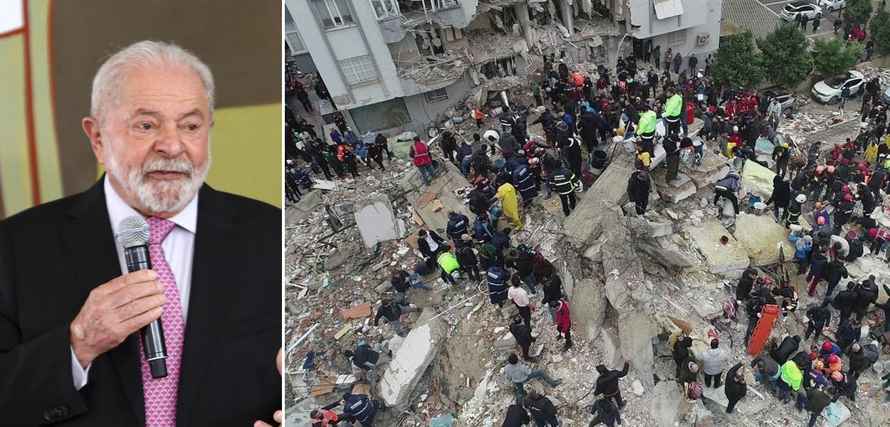 Presidente Lula e terremoto na Turquia