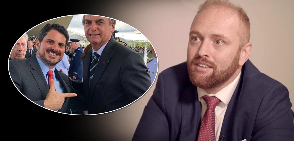 Marcos do Val, Jair Bolsonaro e Walter Delgatti