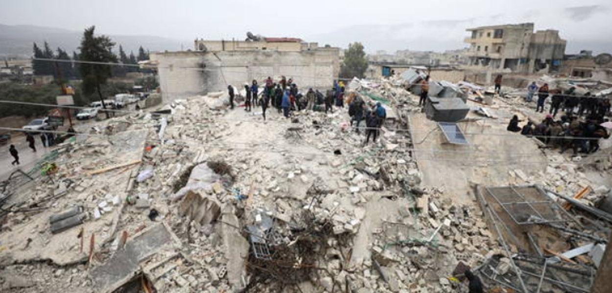 Terremoto na Síria que teve epicentro na Turquia - 06.02.2023