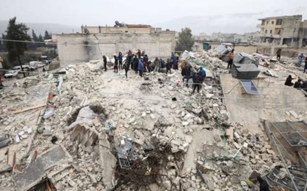 Terremoto na Síria que teve epicentro na Turquia - 06.02.2023