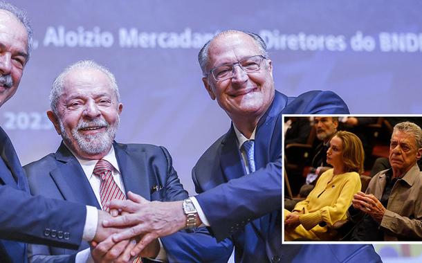 Chico Buarque e Carol Proner prestigiam posse de Aloizio Mercadante no BNDES - 06.01.2023