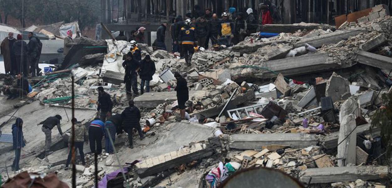 Destroços na Turquia