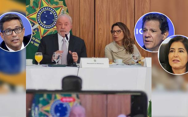 Roberto Campos Neto, Lula, Janja, Fernando Haddad e Simone Tebet