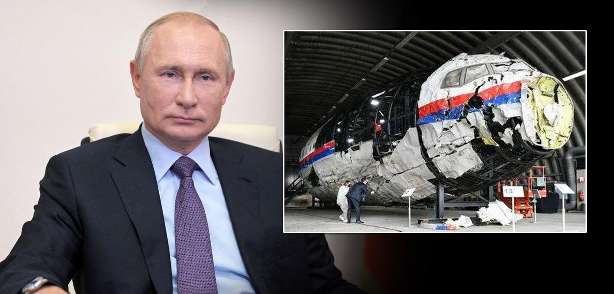 Putin e restos do MH17