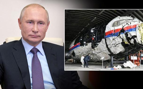 Putin e restos do MH17