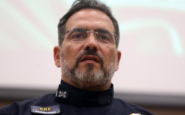 Cerimônia de posse do novo diretor-geral da Polícia Rodoviária Federal, Fernando Oliveira, com a presença do ministro da Justiça e Segurança Pública, Flávio Dino. 08/02/2023