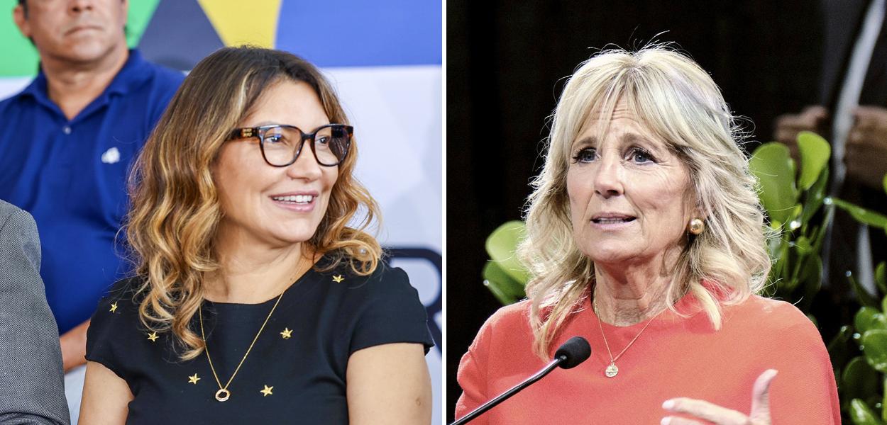 Janja e Jill Biden