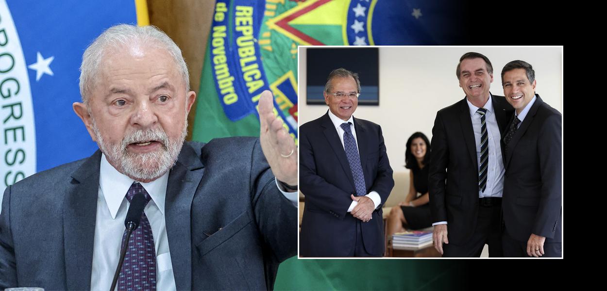 Lula, Paulo Guedes, Jair Bolsonaro e Roberto Campos Neto