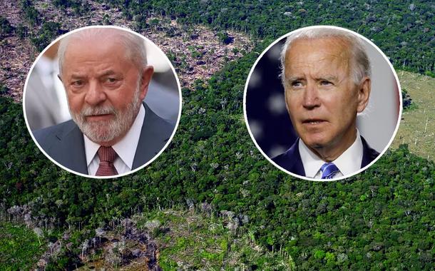 Luiz Inácio Lula da Silva, Joe Biden e Floresta Amazônica