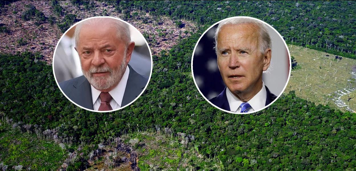 Luiz Inácio Lula da Silva, Joe Biden e Floresta Amazônica