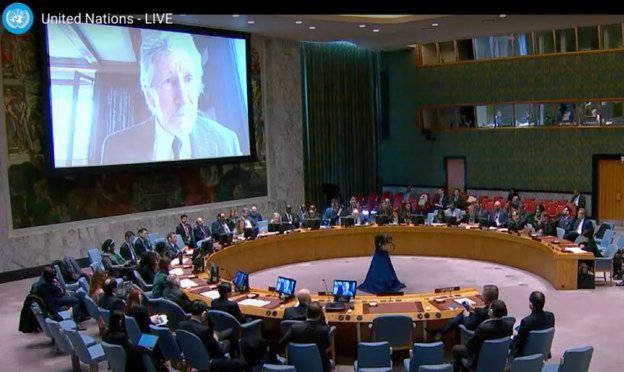 Roger Waters expôs suas opiniões sobre a guerra entre Rússia e Ucrânia ao Conselhor de Segurança da ONU