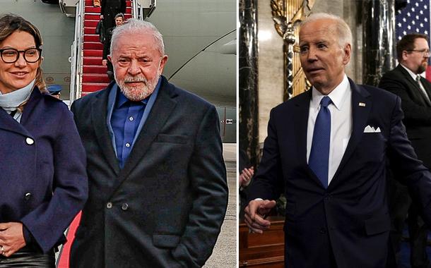 Janja, Lula e Joe Biden