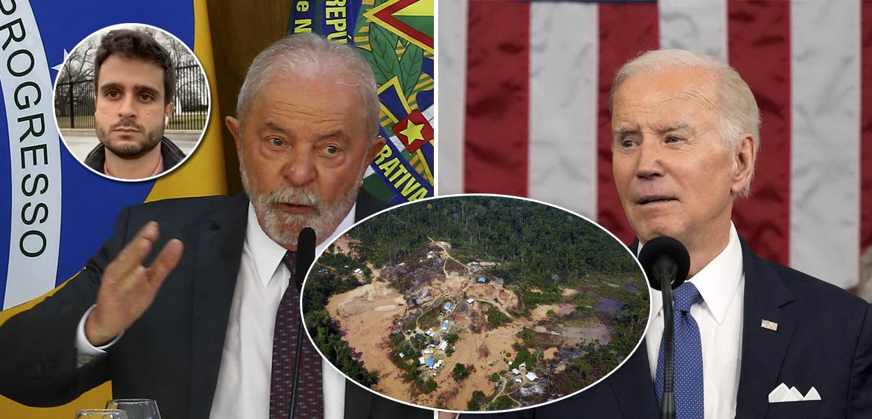 Pedro Paiva, Lula e Joe Biden