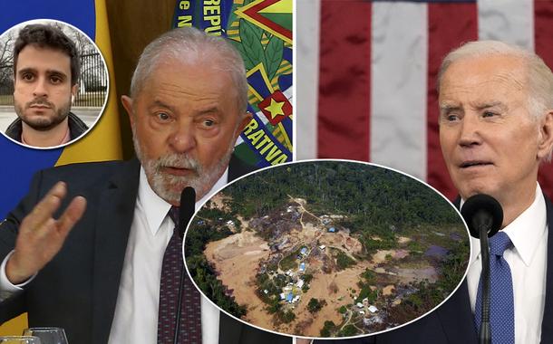 Pedro Paiva, Lula e Joe Biden