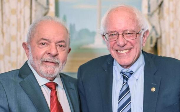 Lula e Bernie Sanders