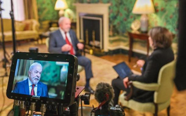 Luiz Inácio Lula da Silva em entrevista à CNN em Washington - 10.02.2023