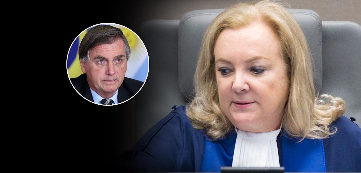 A jurista Sylvia Steiner e Bolsonaro