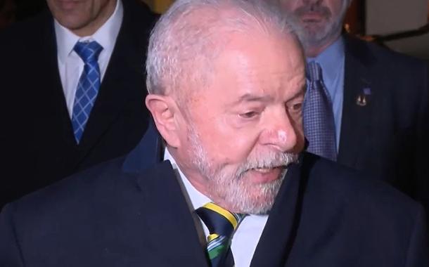 Luiz Inácio Lula da Silva em coletiva de imprensa nos EUA