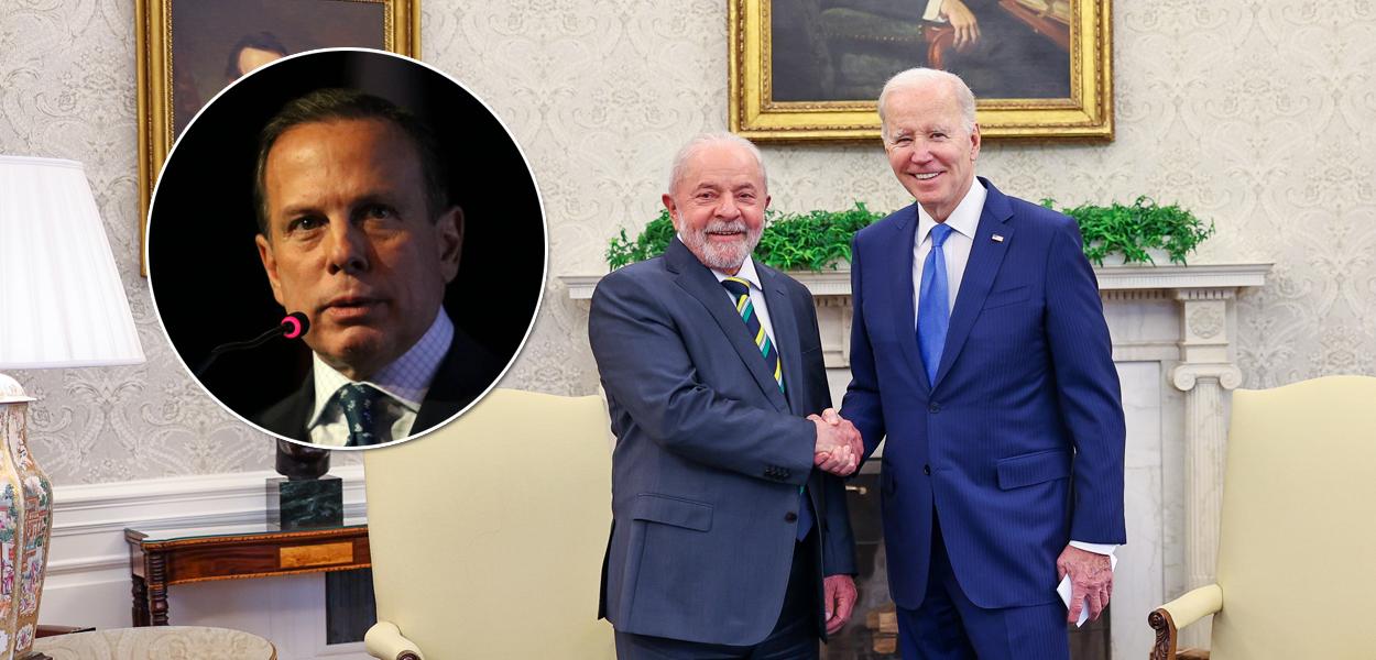 João Doria, Lula e Biden