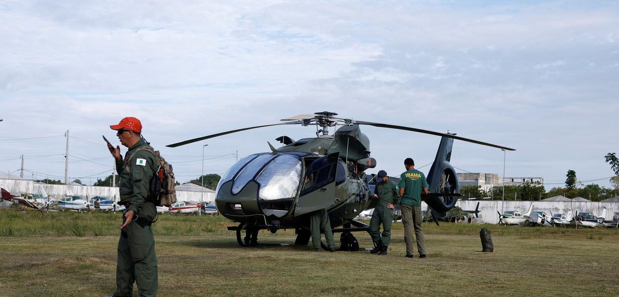 Helicóptero do Ibama