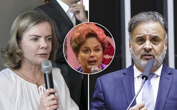 Gleisi Hoffmann, Dilma Rousseff e Aécio Neves (Foto: Gabriel Paiva | Pablo Valadares/Câmara dos Deputados | Ederson Casartelli) Gleisi Hoffmann, Dilma Rousseff e Aécio Neves