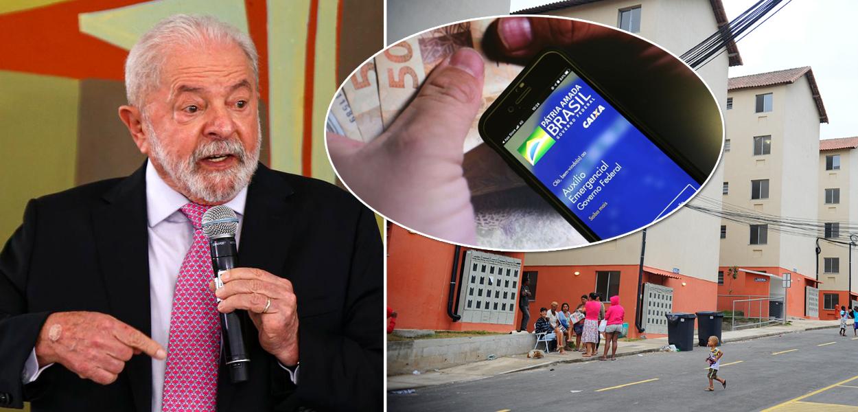 Luiz Inácio Lula da Silva, obras do Minha Casa, Minha Vida e a plataforma online do Auxílio Gás