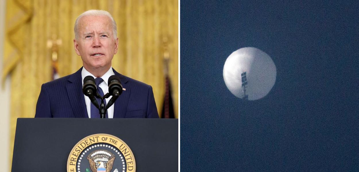 Biden e suposto 'balão espião' chinês