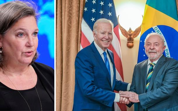 Victoria Nuland, Joe Biden e Luiz Inácio Lula da Silva