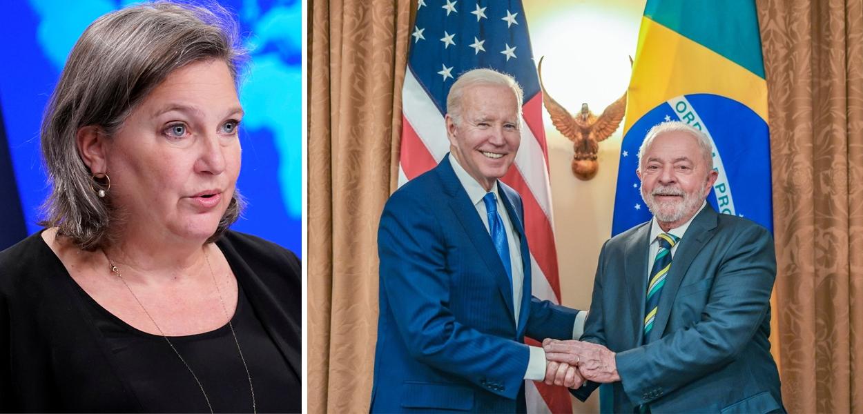 Victoria Nuland, Joe Biden e Luiz Inácio Lula da Silva