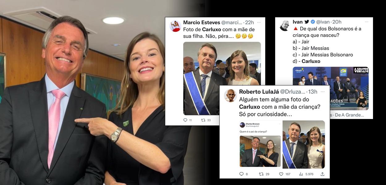 Jair Bolsonaro e Martha Seillier