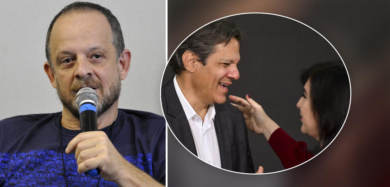 Breno Altman e os ministros Fernando Haddad e Simone Tebet