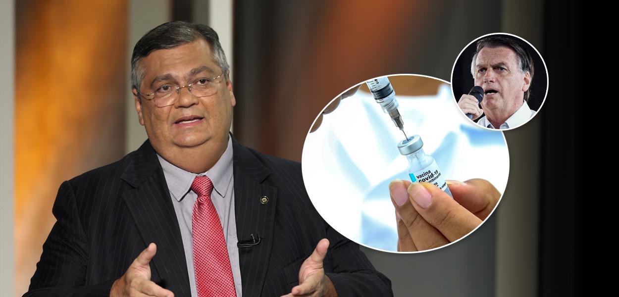 Flávio Dino e Jair Bolsonaro