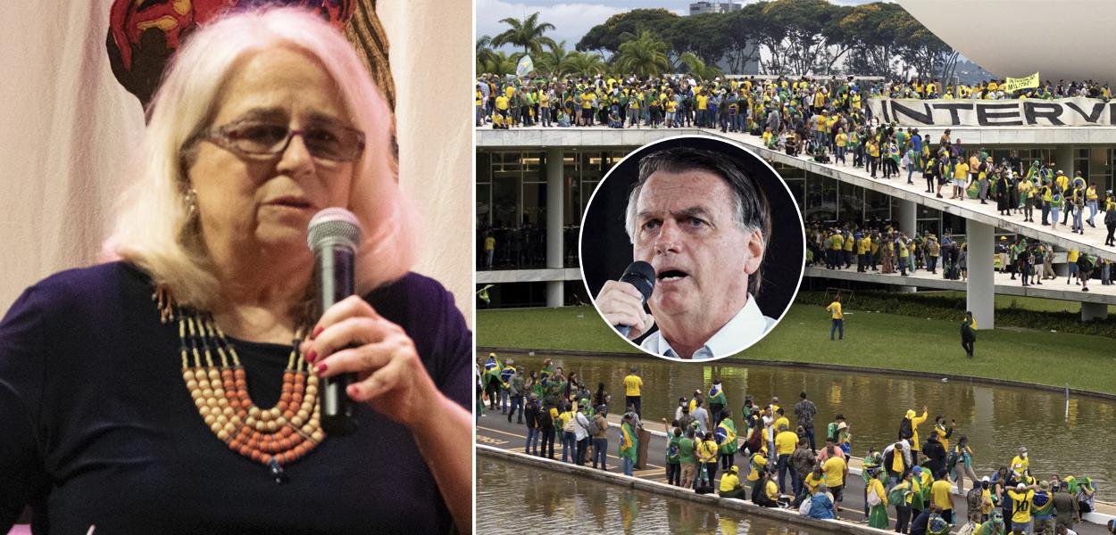 Hildegard Angel e Jair Bolsonaro