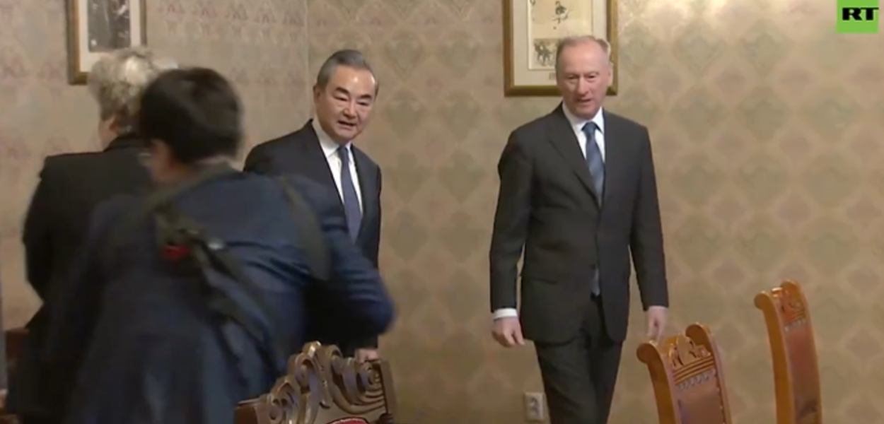 Wang Yi e Nikolai Patrushev
